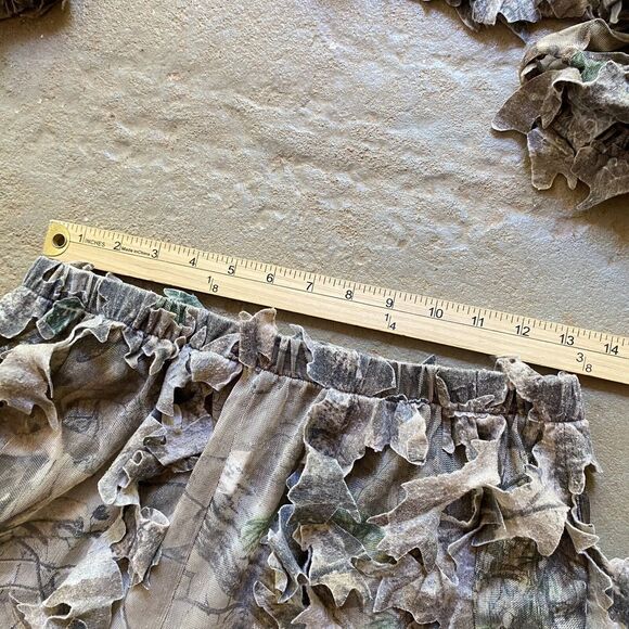 Realtree Underbrush Camo Suit Mens Size Small Hunting Hooded Jacket With Mask - Picture 4 of 12